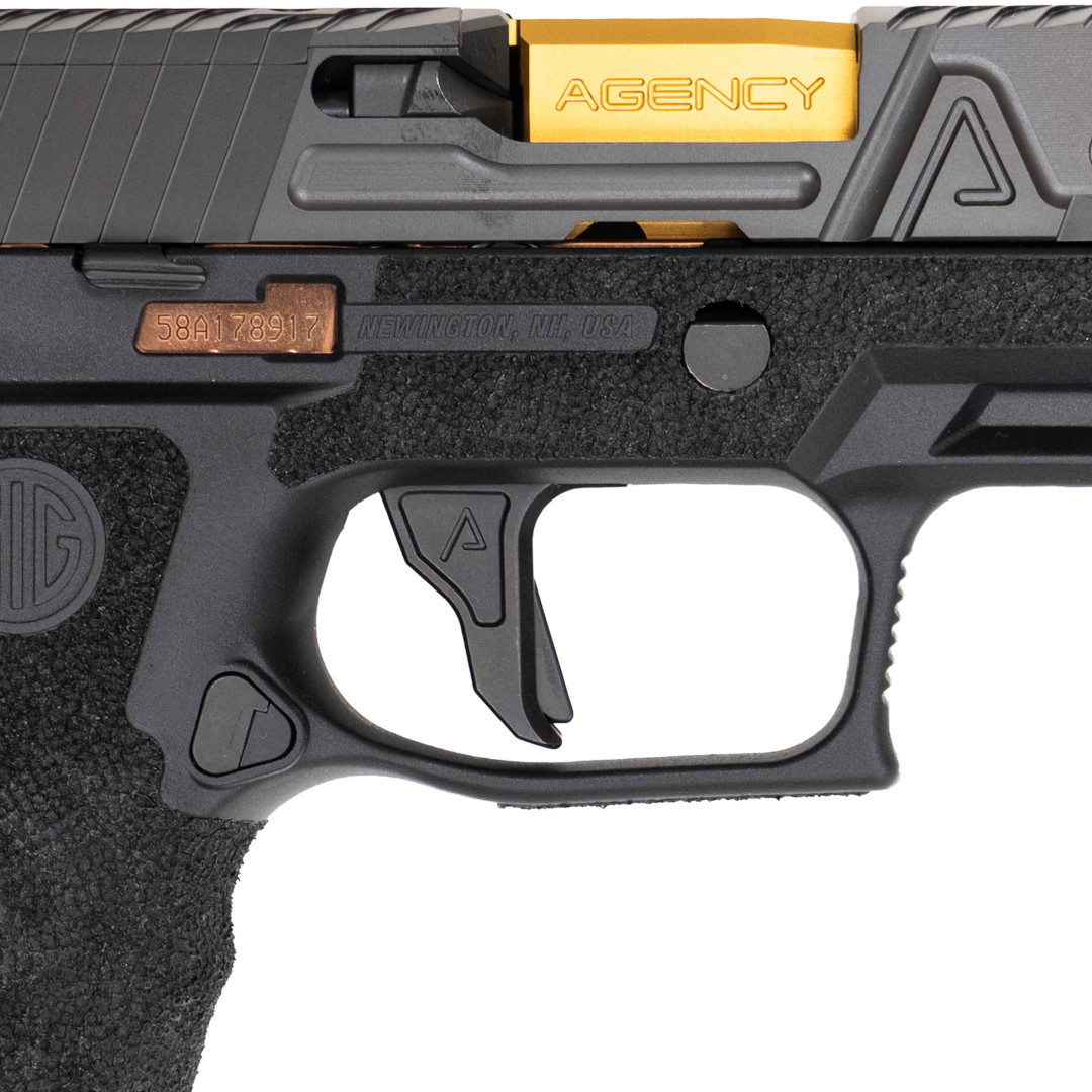 PISTOLET SAMOPOWTARZALNY AGENCY ARMS P320 SYNDICATE, BUILD FROM THE HUB, KAL.: 9 x 19 mm