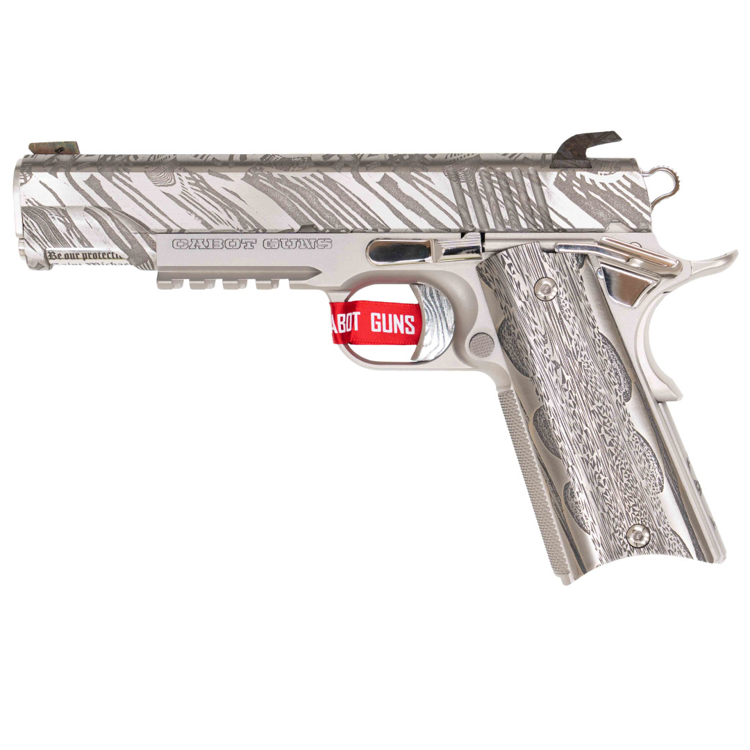 PISTOLET SAMOPOWTARZALNY CABOT St. MICHAEL'S BANDEROLE, KAL.: 9 X 19 mm