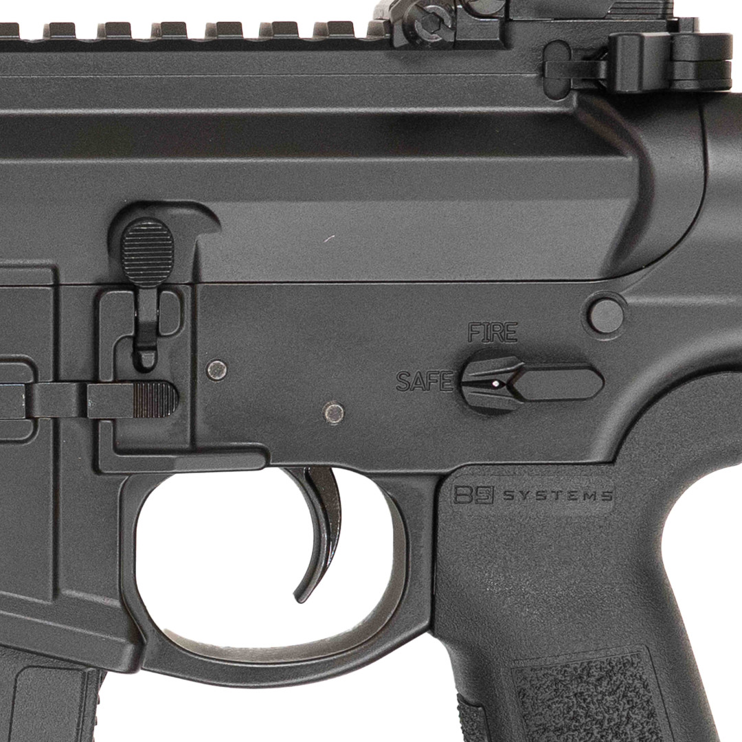 KARABINEK SAMOPOWTARZALNY NOVESKE 4TH GEN. N4 INFIDEL 14.5, BLK CERAKOTE NSR-15 (M-LOK), NSS TRIGGER, TALON SAFETY, TYPE 23 P-GRIP, LONG PIG PEN 1/2x28 PINNED; KAL.: 5,56 x 45 mm (.223 Rem.)