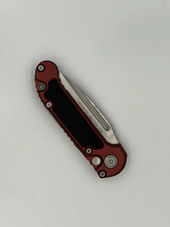 NÓŻ MICROTECH L.U.D.T GEN III S/E STONEWASH PART SERRATE MERLOT
