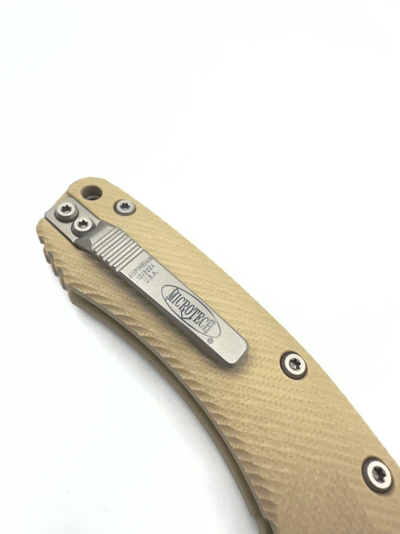 NÓŻ MICROTECH AMPHIBIAN RAM-LOK BLACK STD G-10 TAN