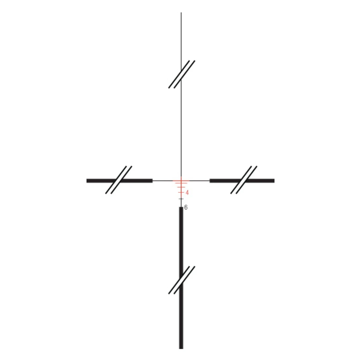 TRIJICON 4x32 RED LED CROSSHAIR 223; TA51, RM06T2