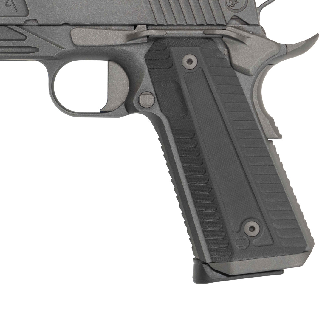 PISTOLET SAMOPOWTARZALNY NIGHTHAWK AGENT 2 GOV RECON SLANTPRO TWO DOT REAR, TRITIUM FRONT SIGHT - IOS BASE PLATE, NOVAK SIGHT, STANDARD REAR & FRONT SIGHT IOS PLATE, TRIJICON RMR, SIGHT FORWARD, KAL.: .45 ACP