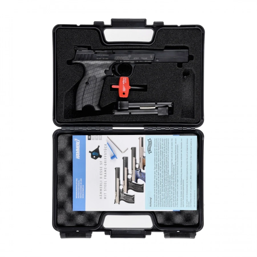 PISTOLET WALTHER HAMMERLI X-ESSE SF BLACK KAL. .22L.R.
