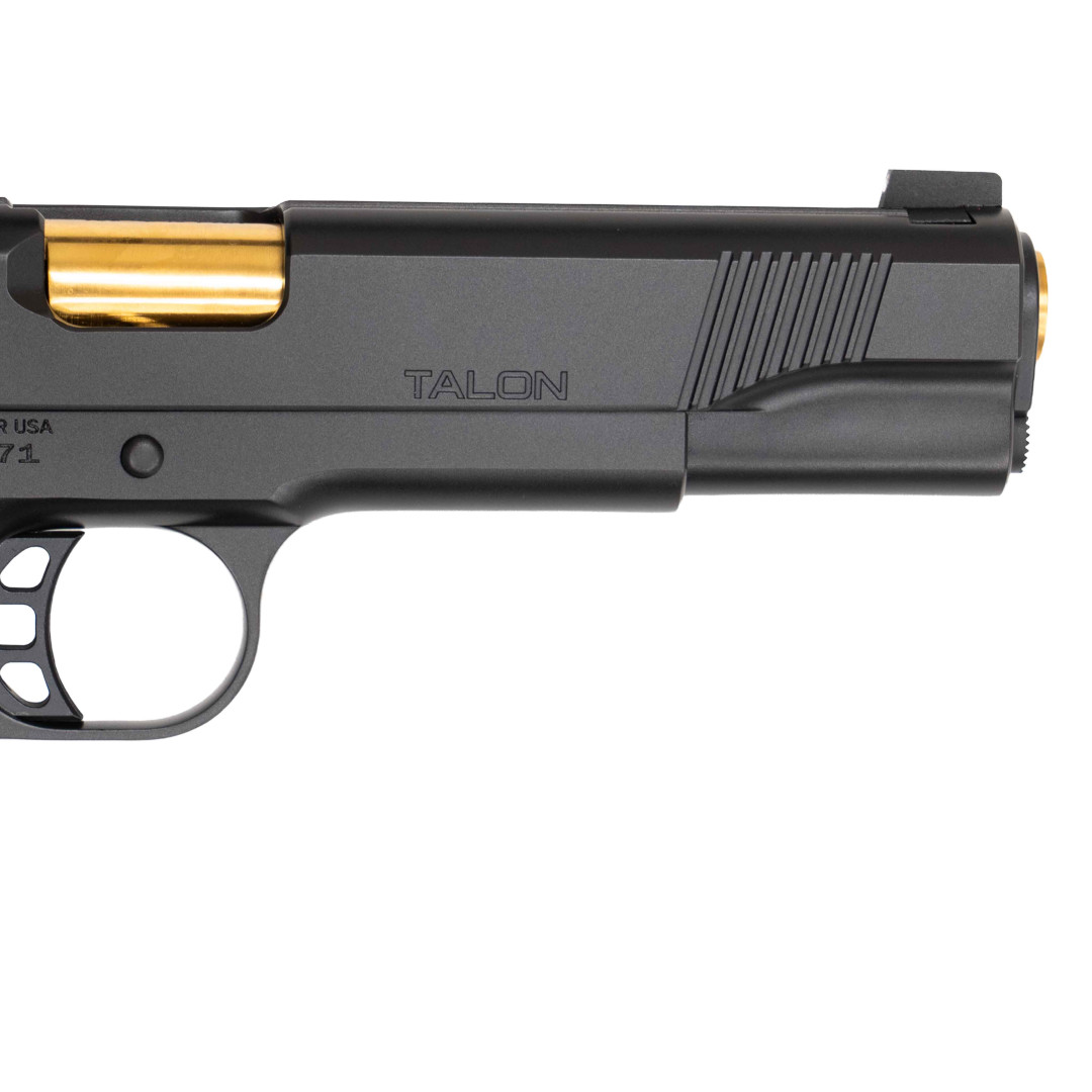 PISTOLET SAMOPOWTARZALNY NIGHTHAWK TALON GOV - NIGHTHAWK IOS,  IRON SIGHT PLATE WITH NOVAK SIGHT CUT, STANDARD REAR SIGHT, & FRONT SIGHT GOLD NITRIDE BARREL GOLD NITRIDE FINISH, KAL.: .45 ACP
