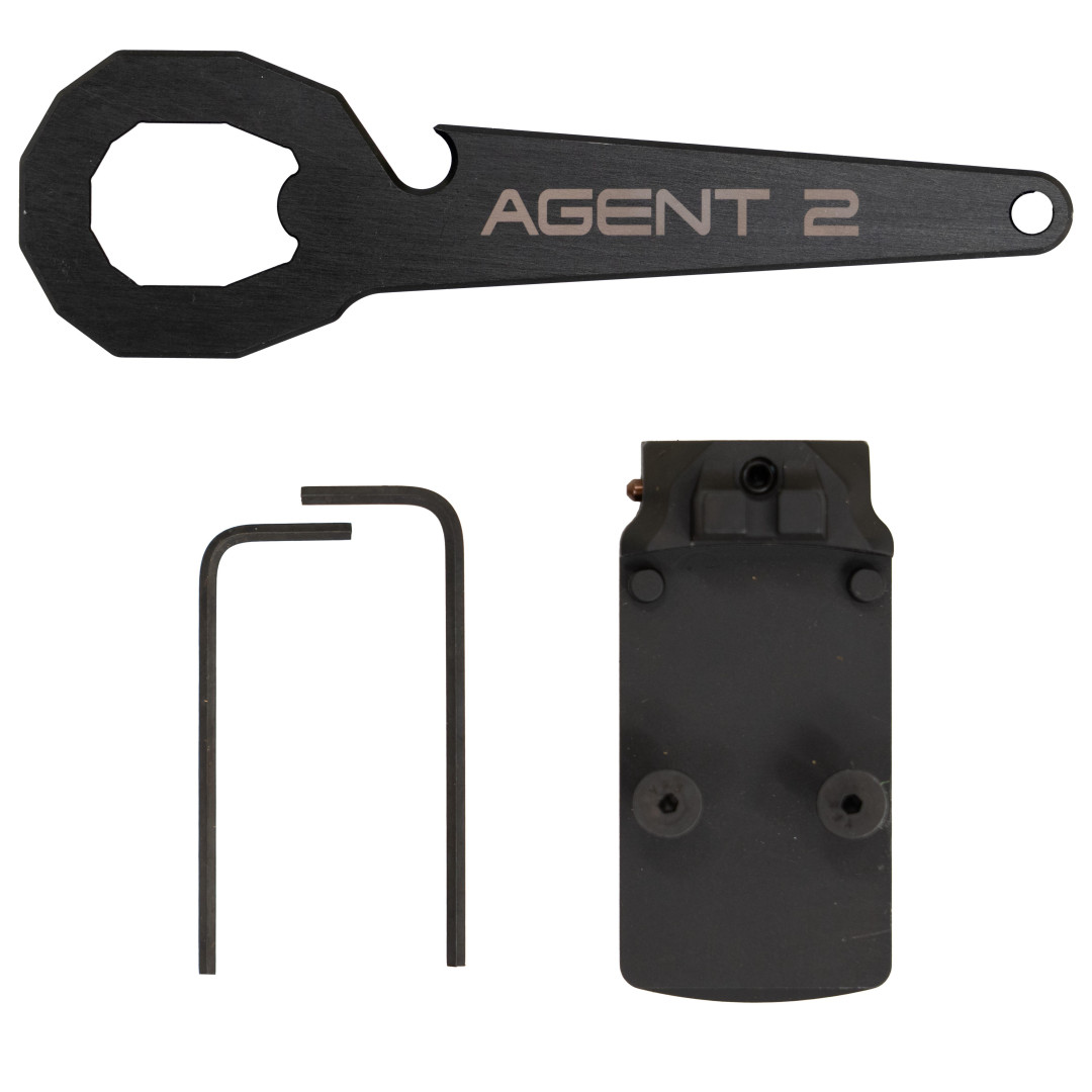 PISTOLET SAMOPOWTARZALNY NIGHTHAWK AGENT 2 GOV RECON W ZESTAWIE Z DODATKOWĄ LUFĄ Z KOMORĄ NABOJOWĄ, GOLD NITRIDE BARREL GOLD, SIGHT TRITIUM, EVERLAST RECOIL SYSTEM, KAL.: 9 x 19 mm