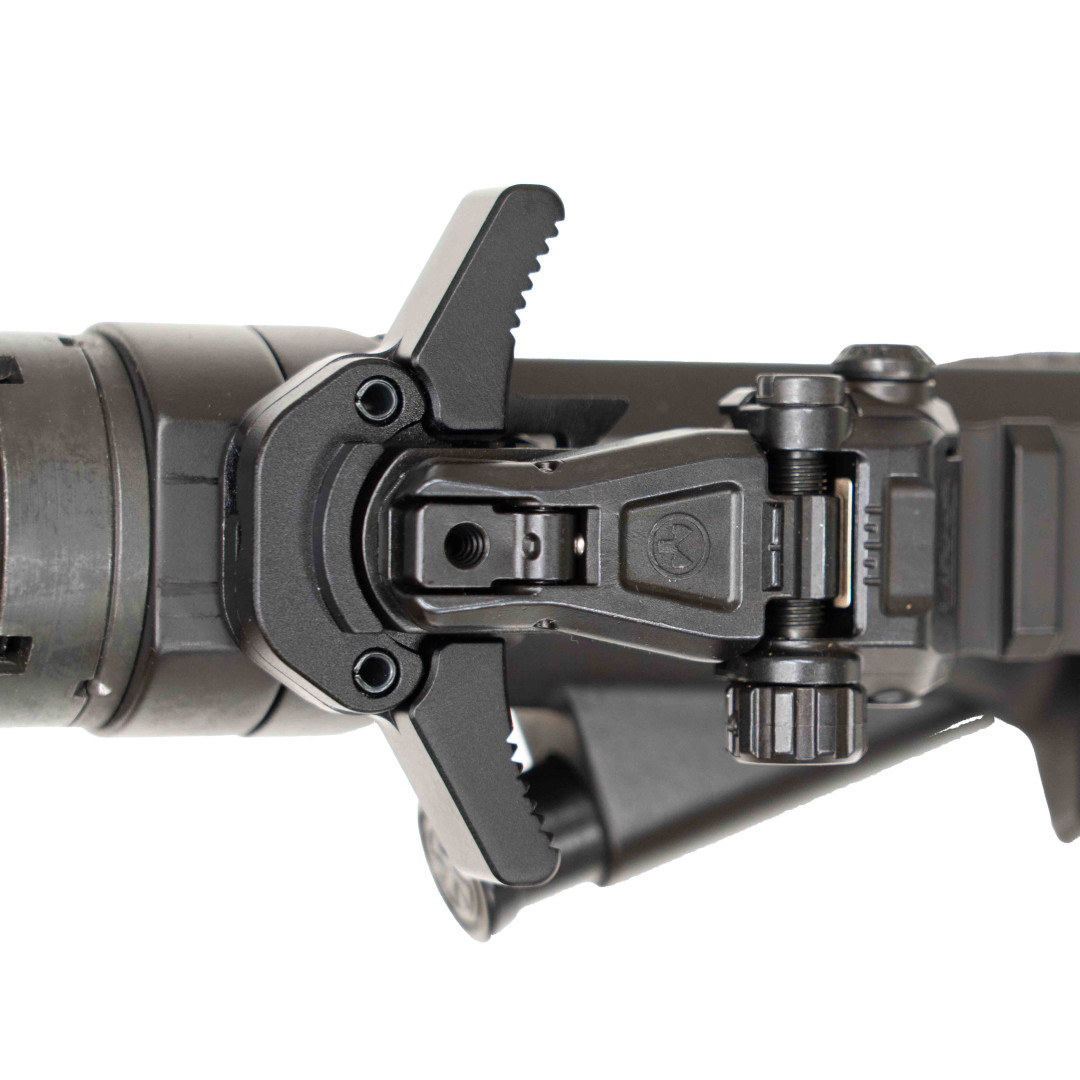 KARABINEK SAMOPOWTARZALNY NOVESKE 4TH GEN. N4 INFIDEL 14.5, BLK CERAKOTE NSR-15 (M-LOK), NSS TRIGGER, TALON SAFETY, TYPE 23 P-GRIP, LONG PIG PEN 1/2x28 PINNED; KAL.: 5,56 x 45 mm (.223 Rem.)