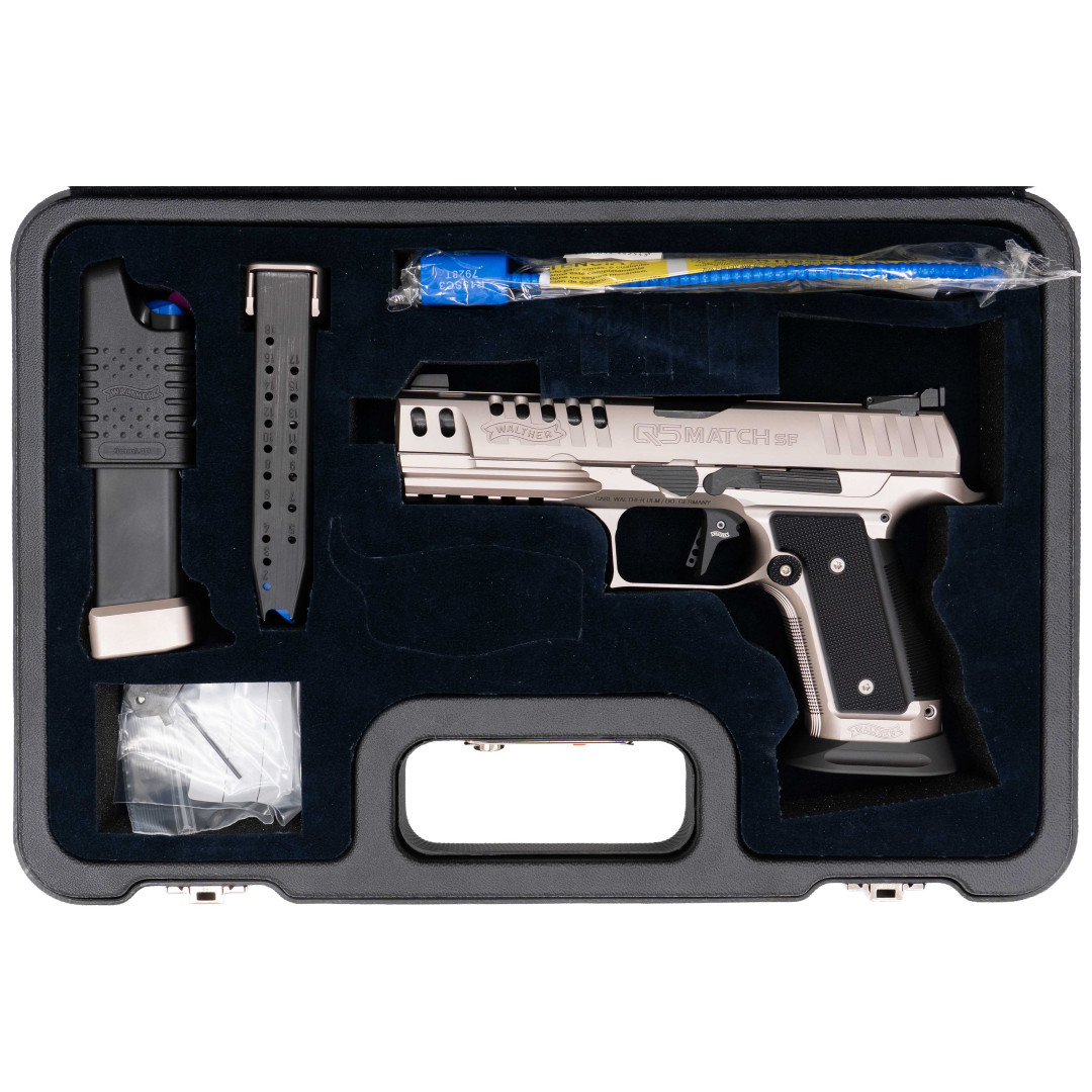 PISTOLET WALTHER Q5 MATCH SF BLACK TIE KAL 9X19MM INT