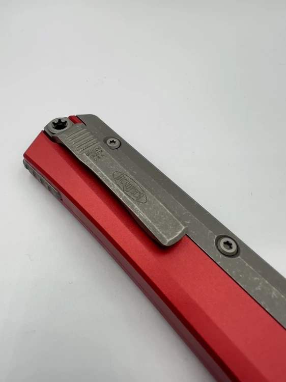 NÓŻ MICROTECH GLYKON BAYONET APOCALYPTIC PART SERRATE RED