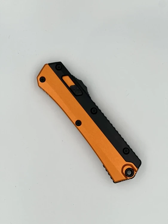 NÓŻ MICROTECH GLYKON T/E BLACK FULL SERRATE ORANGE
