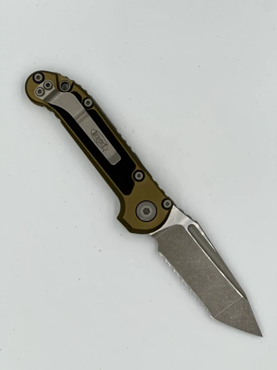 NÓŻ MICROTECH L.U.D.T GEN III T/E APOCALYPTIC FULL SERRATE OD GREEN
