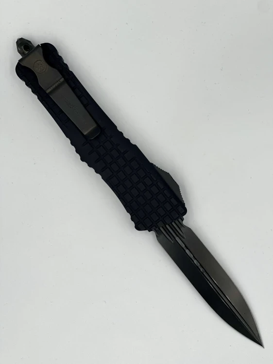 NÓŻ MICROTECH COMBAT TROODON DELTA FRAG SHADOW FLUTED DLC HAREWARE NICKEL BORON INTERNALS