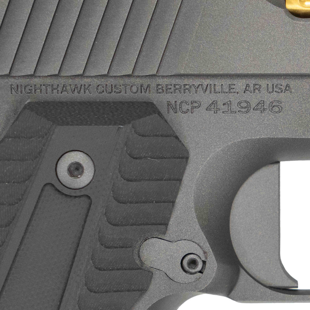 PISTOLET SAMOPOWTARZALNY NIGHTHAWK AGENT 2 COMM RECON SIGHT UPGRADE, TRITIUM GOLD NITRIDE BARREL GOLD NITRIDE FINISH, BARREL ONLY, KAL.: .45 ACP