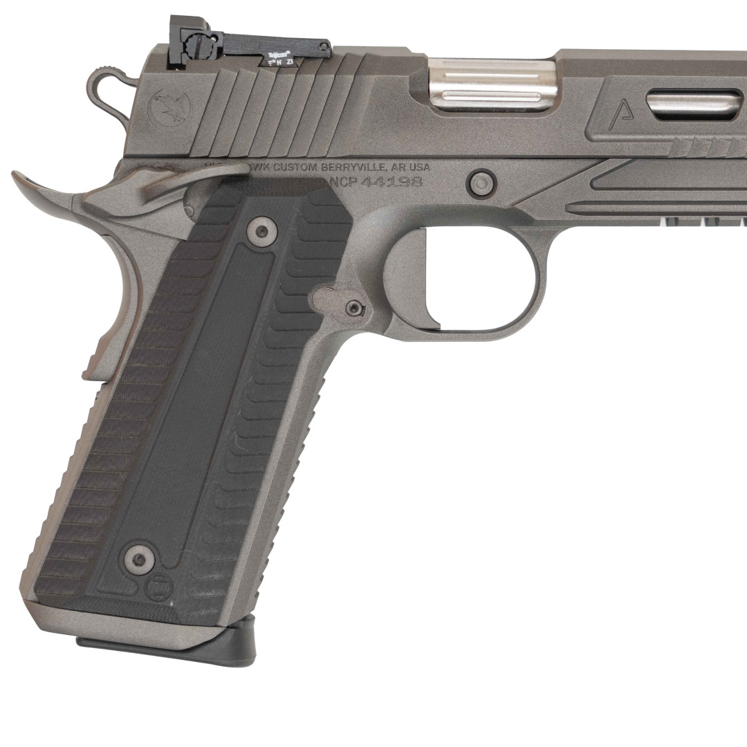 PISTOLET SAMOPOWTARZALNY NIGHTHAWK AGENT2 GOV RECON, AMBI SAFETY UPGRADE, FULLY MACHINED TOOL STEEL SIGHT UPGRADE, ADJUSTABLE, NIGHTHAWK FULLY ADJUSTABLE SIGHTS W/ TRITIUM, KAL.: .45 ACP