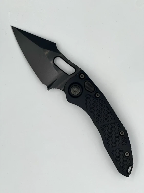 NÓŻ MICROTECH STITCH DLC BLADE & HW STD DEEP ENGRAVED SHADOW S