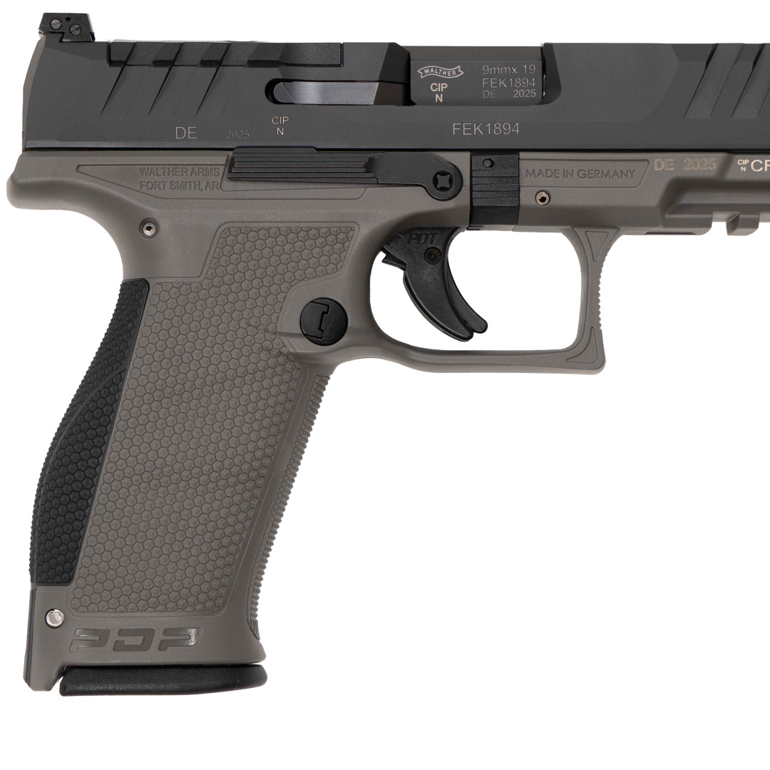 PISTOLET WALTHER PDP FS 4.5" KAL. 9X19 MM 18R OR TUNGSTEN GREY H-237 INT