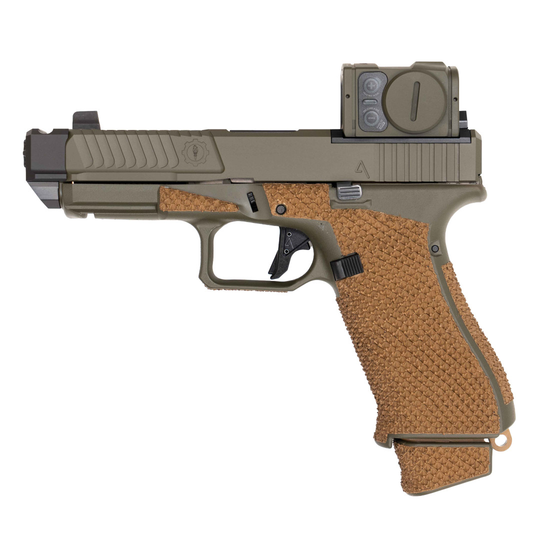 PISTOLET SAMOPOWTARZALNY AGENCY ARMS SAGE V2 GLOCK 19X, Z CELOWNIKIEM AIMPOINT ACRO, KAL.: 9 x 19 mm