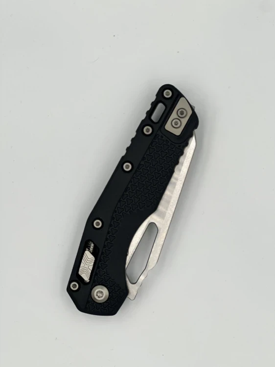 NÓŻ MICROTECH MSI® S/E TRI-GRIP INJECTION MOLDED BLACK STONEWASH FULL SERR