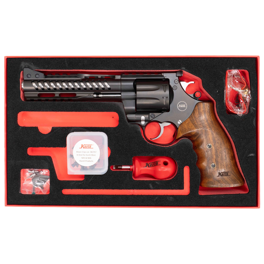 REWOLWER KORTH RANGER NXS; OŚMIOSTRZAŁOWY; KAL. .357 Mag; 6"; CHWYT JM