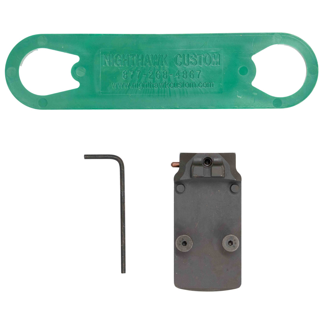 PISTOLET SAMOPOWTARZALNY NIGHTHAWK PRESIDENT GOV BOARDROOM SERIES - SLANTPRO 2 DOT REAR SIGHT WITH TRITIUM FRONT SIGHT SIGHT UPGRADE - TRIJICON RMR, KAL.: .45 ACP