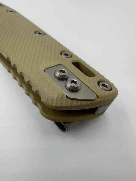 NÓŻ MICROTECH MSI® S/E F LUTED G-10 TAN STONEWASH PARTIAL SERRATED