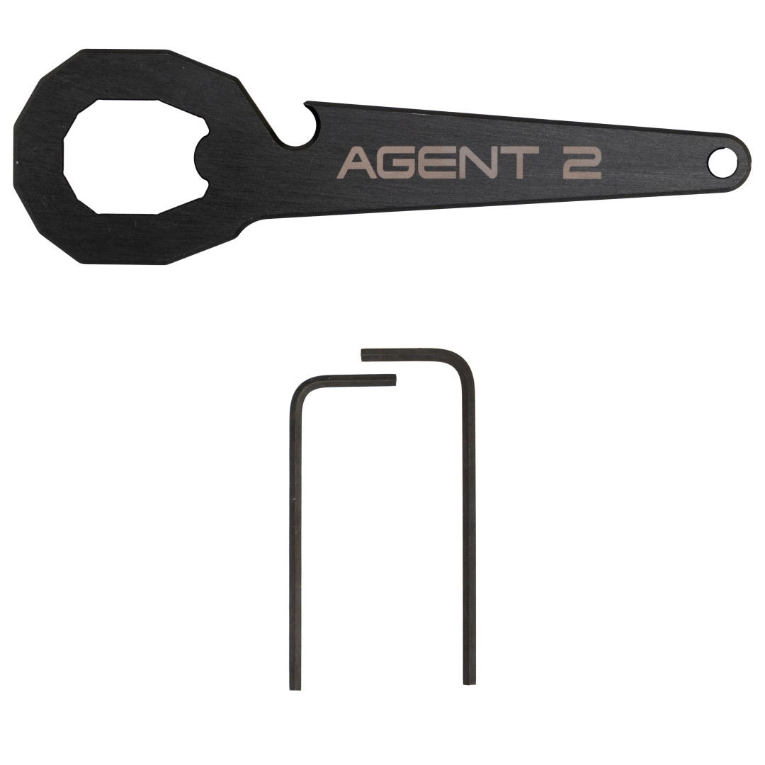 PISTOLET SAMOPOWTARZALNY NIGHTHAWK AGENT 2 RECON SLANTPRO TWO DOT REAR, WITH TRITIUM FRONT SIGHT SIGHT UPGRADE - NIGHTHAWK IOS BASE PLATE, NOVAK SIGHT CUT, STANDARD REAR SIGHT, & FRONT SIGHT, KAL.: .45 ACP