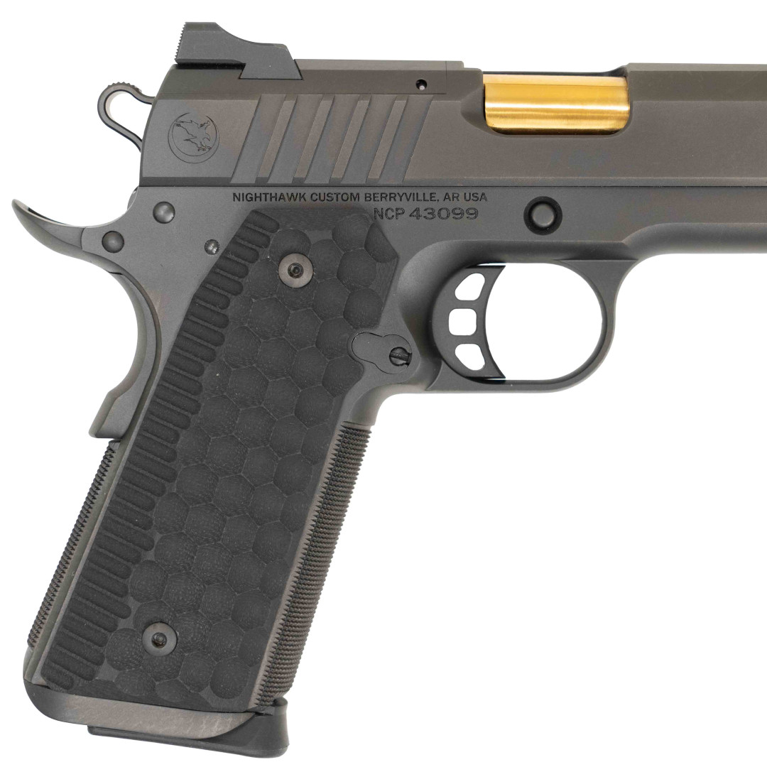 PISTOLET SAMOPOWTARZALNY NIGHTHAWK PRESIDENT GOV BOARDROOM SERIES - SLANTPRO 2 DOT REAR SIGHT WITH TRITIUM FRONT SIGHT SIGHT UPGRADE - TRIJICON RMR, KAL.: .45 ACP