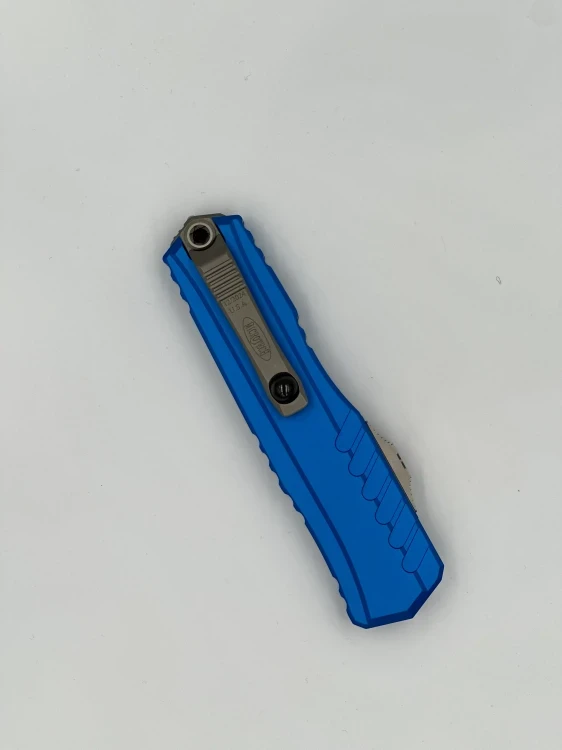 NÓŻ MICROTECH CYPHER II S/E STONEWASH STANDARD BLUE