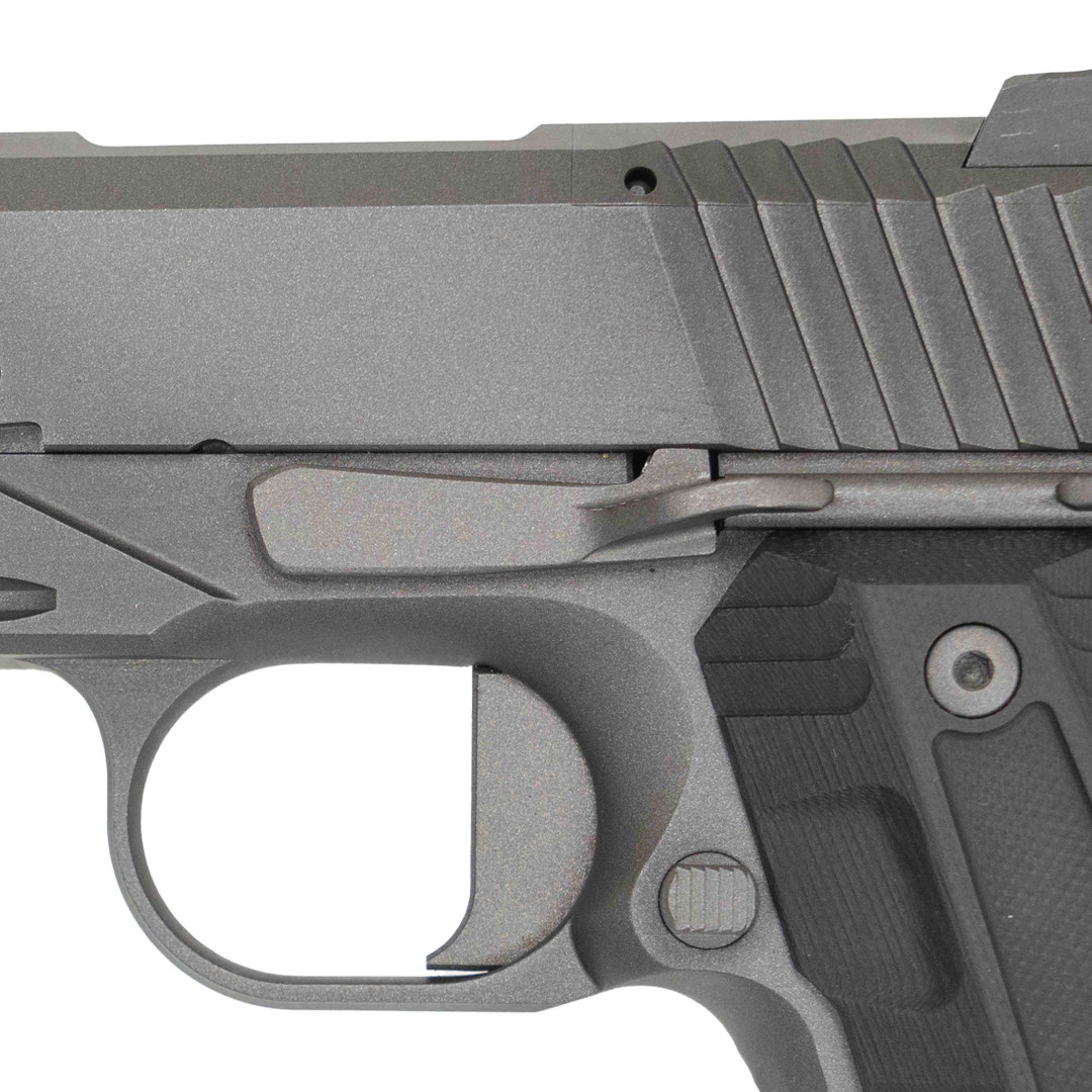 PISTOLET SAMOPOWTARZALNY NIGHTHAWK AGENT 2 GOV RECON SLANTPRO TWO DOT REAR, WITH TRITIUM FRONT SIGHT UPGRADE, IOS BASE PLATE, NOVAK SIGHT, STANDARD REAR & FRONT SIGHT, IOS PLATE, TRIJICON RMR, IRON SIGHT FORWARD, KAL.: 9 x 19 mm