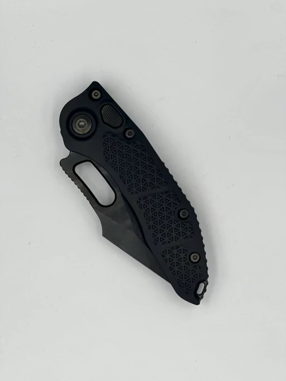 NÓŻ MICROTECH STITCH DLC BLADE & HW STD DEEP ENGRAVED SHADOW S