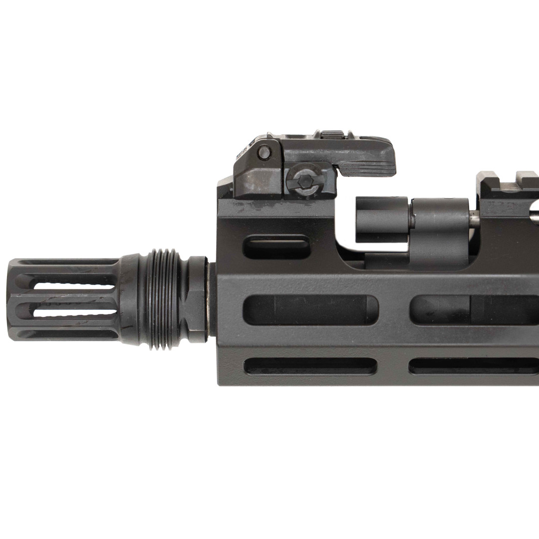 KARABINEK SAMOPOWTARZALNY NOVESKE 4TH GEN. N4 MICRO SWITCHBLOCK 10.5 LIGHT SHORTY CHF, BLK CERAKOTE, NSR 9.75-SB (M-LOK) NSS TRIGGER, TALON SAFETY, AMBI BOLT AND MAG CATCH, BRAVO STOCK BLK, MBUS, PIG PEN FH 1/2x28; KAL.: 5,56 x 45 mm (.223 Rem.)