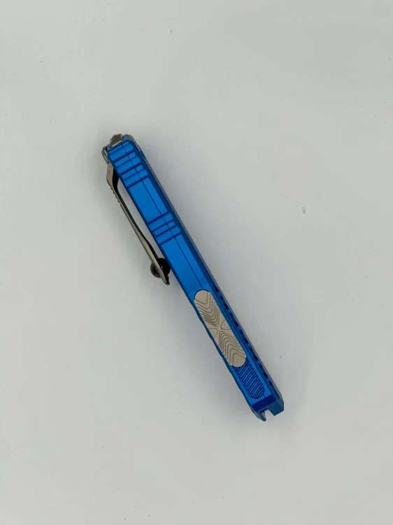 NÓŻ MICROTECH CYPHER II S/E STONEWASH STANDARD BLUE
