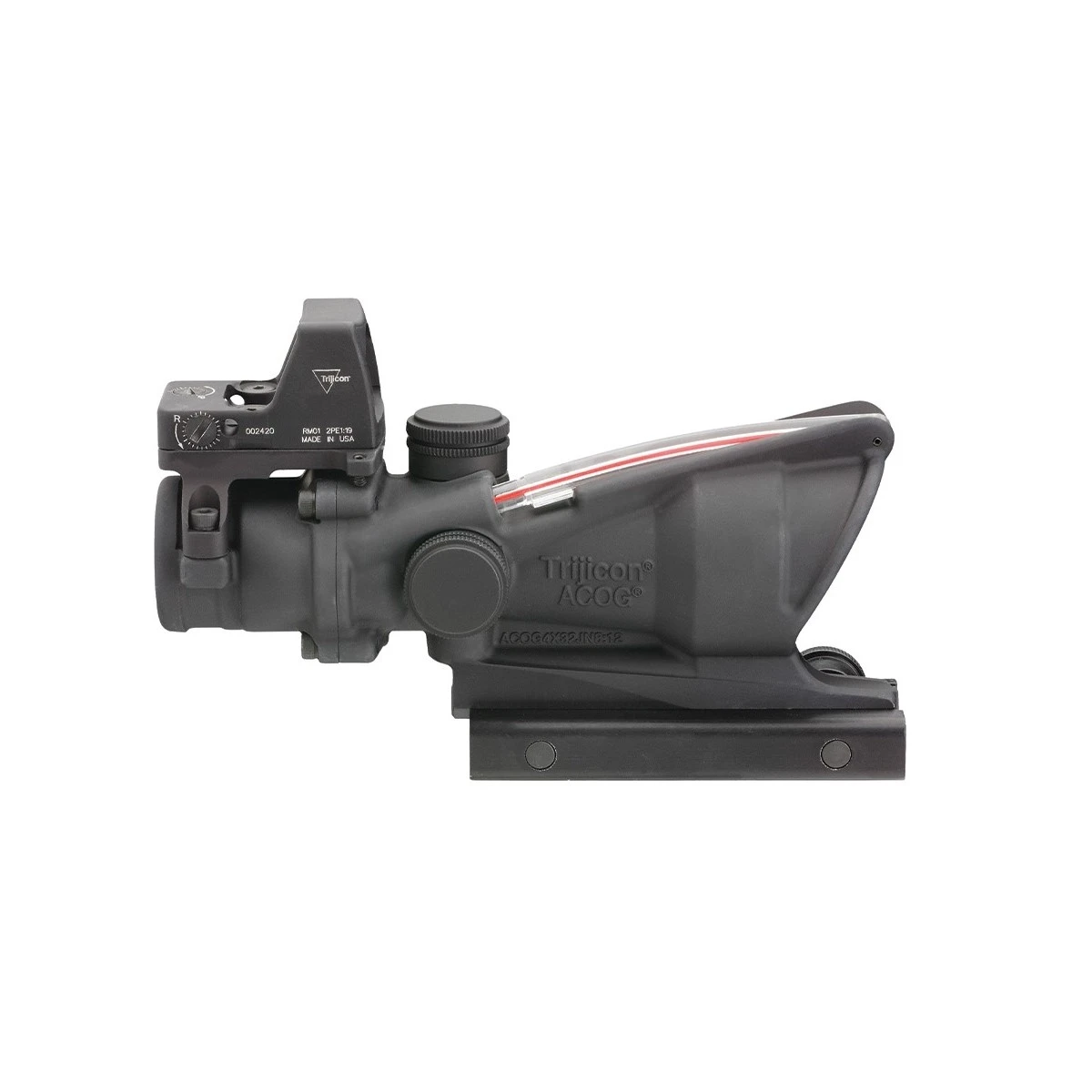 TRIJICON TA31-D-100587 ACOG 4x32 DI RED CHEVRON 223 TA51 + RMR RM01T2