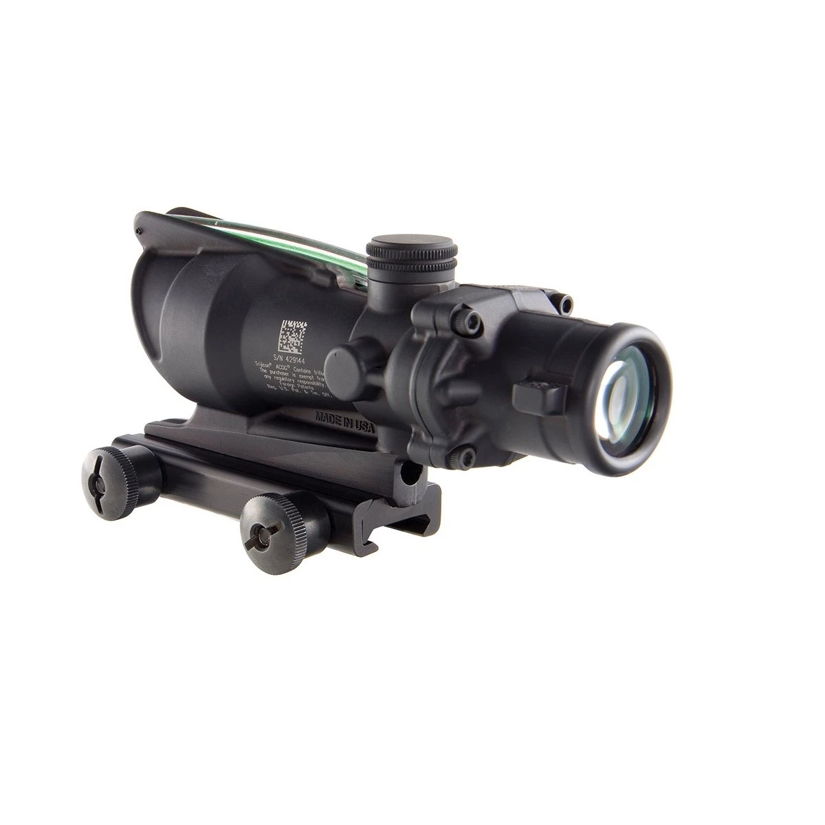 TRIJICON ACOG 4x32 GRN Xhair 300 BLK MERGED; TA51