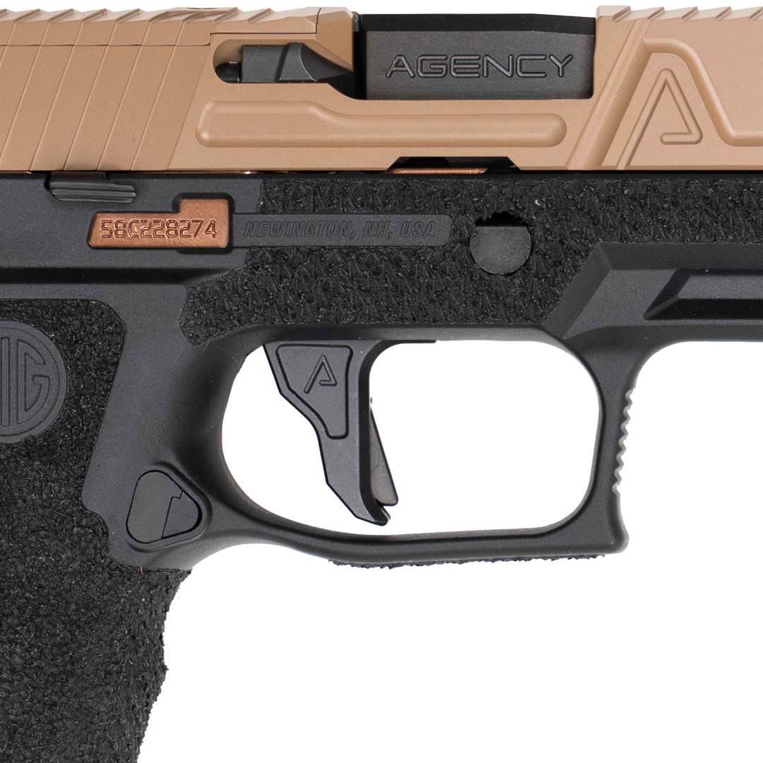 PISTOLET SAMOPOWTARZALNY AGENCY ARMS P320 SYNDICATE, BUILD FROM THE HUB, KAL.: 9 x 19 mm