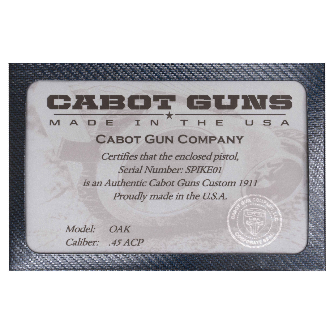 PISTOLET SAMOPOWTARZALNY CABOT 1911 SPIKE, KAL.: .45ACP