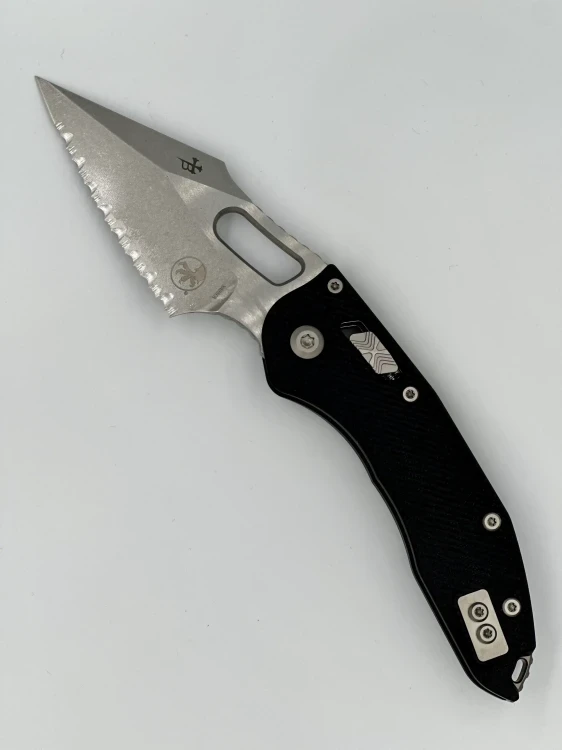 NÓŻ MICROTECH STITCH S/E RAM - LOK FRAG G-10 BLACK F/S