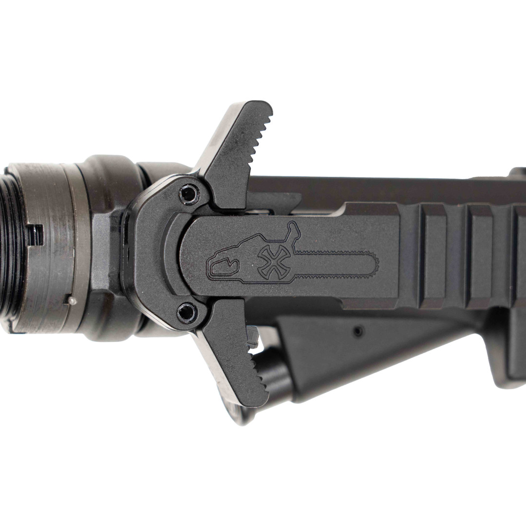 KARABINEK SAMOPOWTARZALNY NOVESKE CHAINSAW 10.5 SHORTY SS NSR-9 (M-LOK), BLK LOVE HANDLE CHARGING HANDLE, NSS TRIGGER, BRAVO STOCK BLK, TYPE 22 P-GRIP A2 FH 1/2X28; KAL.: 5,56 x 45 mm (.223 Rem.)