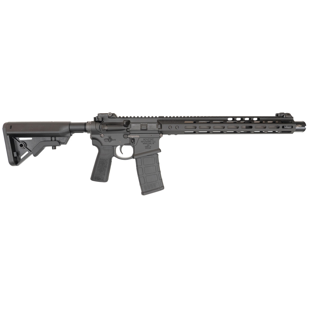 KARABINEK SAMOPOWTARZALNY NOVESKE 4TH GEN. N4 INFIDEL 13.7, BLK CERAKOTE NSR-15 (M-LOK), TYPE 23 P-GRIP, KX3 1/2x28 PINNED; KAL.: 5,56 x 45 mm (.223 Rem.)