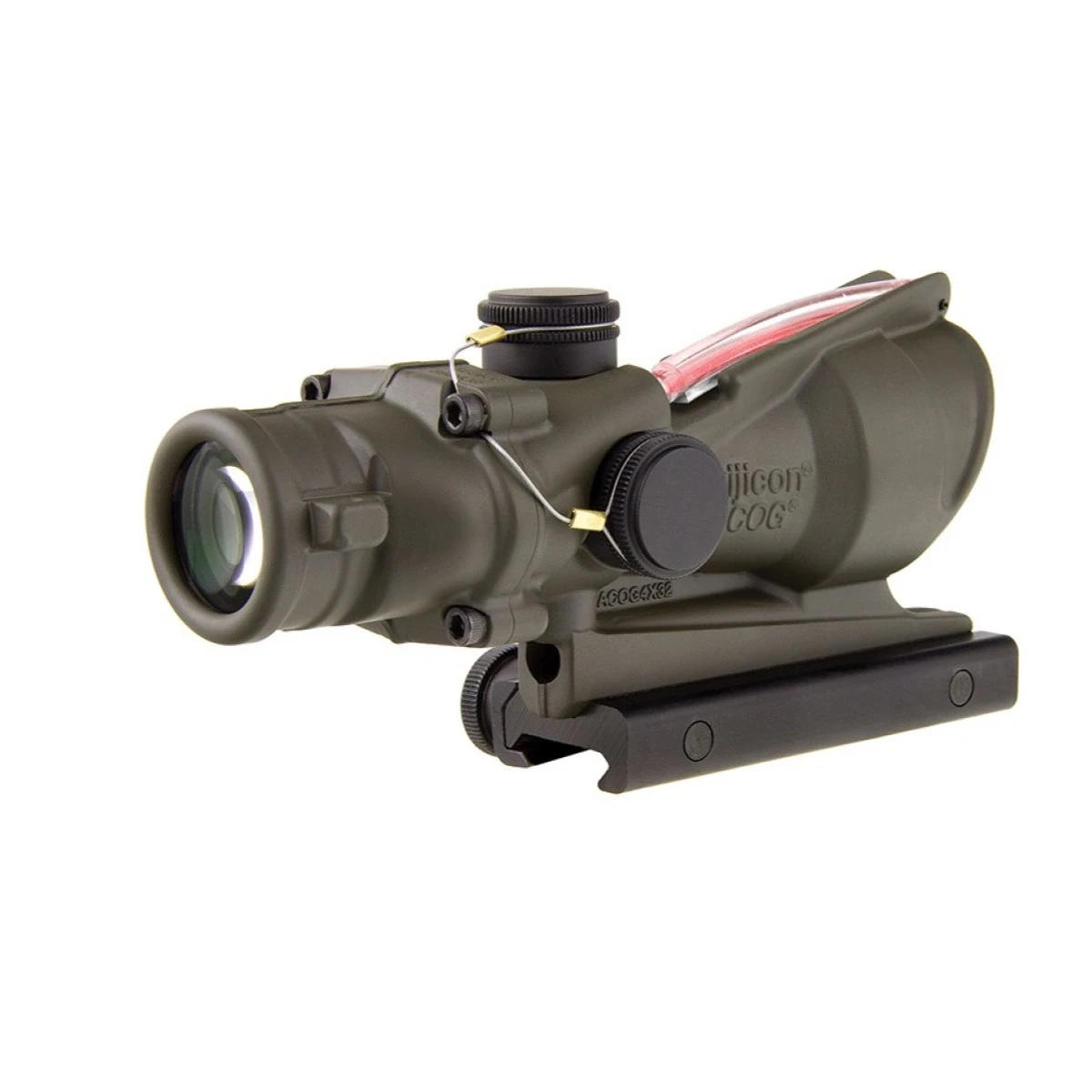 TRIJICON ACOG 4x32 RED CHEVRON WITH BAC - CK ODG; TA31-D-100309