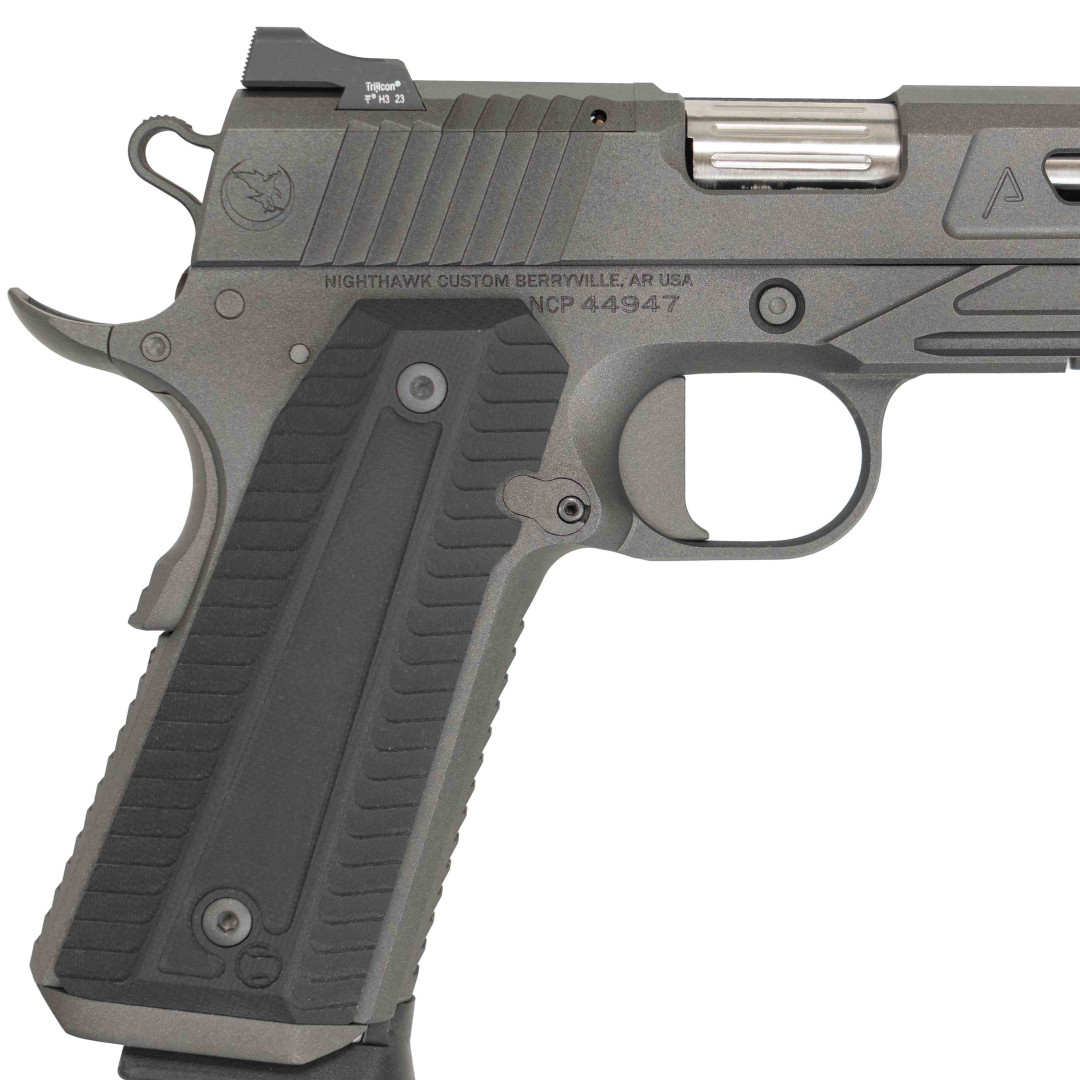 PISTOLET SAMOPOWTARZALNY NIGHTHAWK AGENT 2 GOV RECON SIGHT UPGRADE - NIGHTHAWK IOS SIGHT UPGRADE, IOS (INTERCHANGEABLE OPTIC SYSTEM), INCLUDES NIGHTHAWK IOS BASE PLATE, NOVAK SIGHT CUT, STANDARD REAR SIGHT & FRONT SIGHT, KAL.: 9  x 19 mm