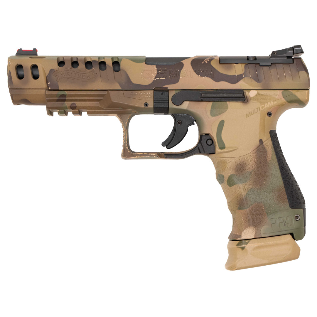 PISTOLET SAMOPOWTARZALNY WALTHER Q5 MATCH CHAMPION 17R ("MULTICAM"), KAL.: 9 X 19 mm