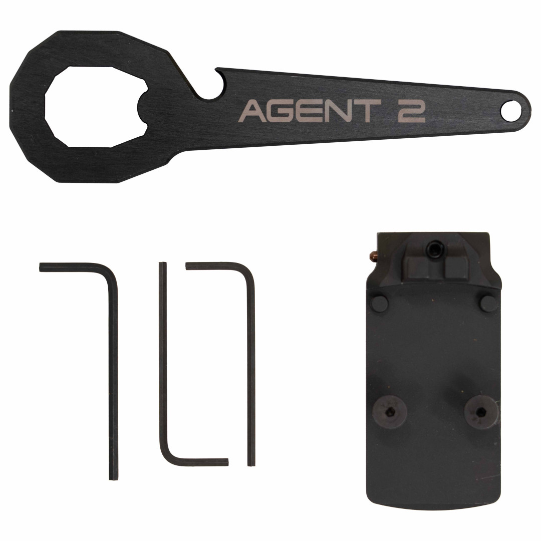 PISTOLET SAMOPOWTARZALNY NIGHTHAWK AGENT 2 GOV RECON SLANTPRO TWO DOT REAR, TRITIUM FRONT SIGHT - IOS BASE PLATE, NOVAK SIGHT, STANDARD REAR & FRONT SIGHT IOS PLATE, TRIJICON RMR, SIGHT FORWARD, KAL.: .45 ACP