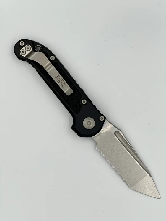NÓŻ MICROTECH L.U.D.T.® T/E GEN III STONEWASH FULL SERRATED