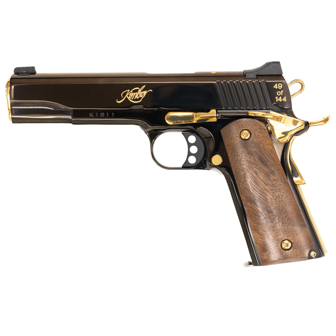 PISTOLET SAMOPOWTARZALNY KIMBER 1911 5" CRUSADER EDITION, PSALMS 144:1 (1 of 144); KAL.: .45ACP