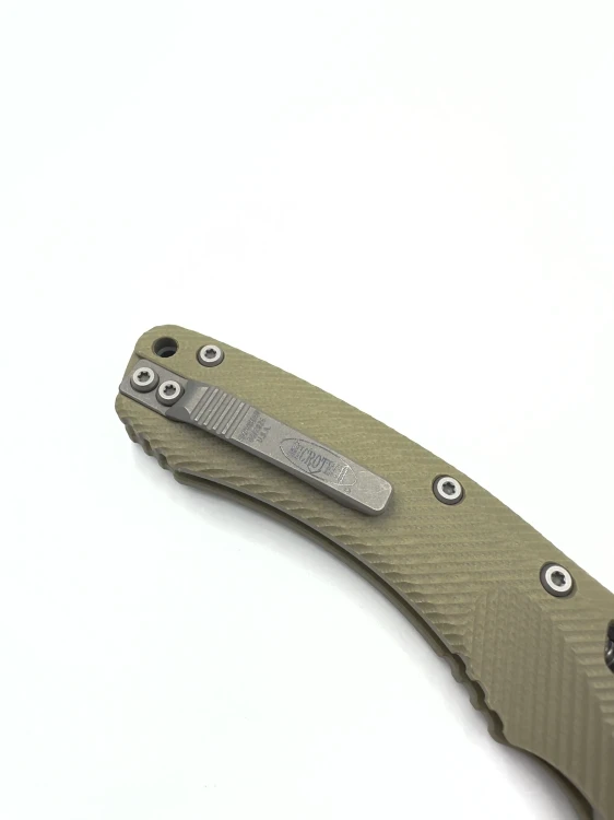 NÓŻ MICROTECH AMPHIBIAN RAM-LOK APOC PART SERR FLUTED OD GREEN G10