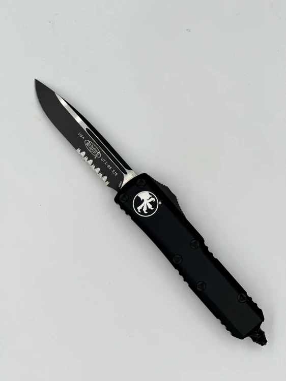 NÓŻ MICROTECH UTX-85 S/E BLACK TATCICAL P/S