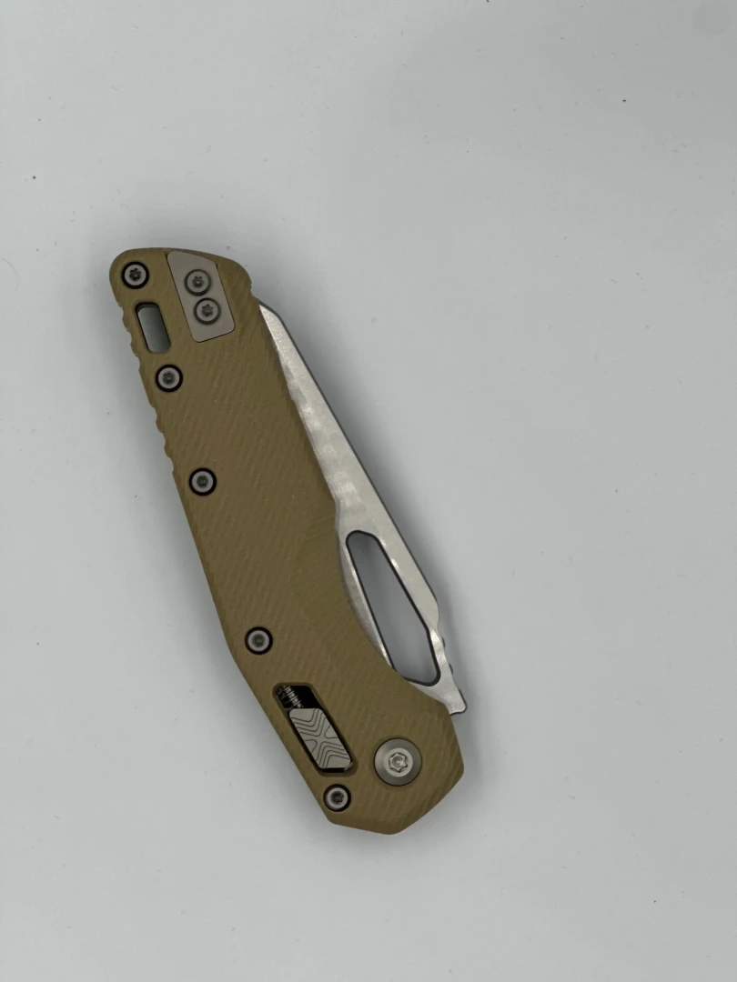 NÓŻ MICROTECH MSI S/E STONEWASH FULL SERRATE G-10 TAN