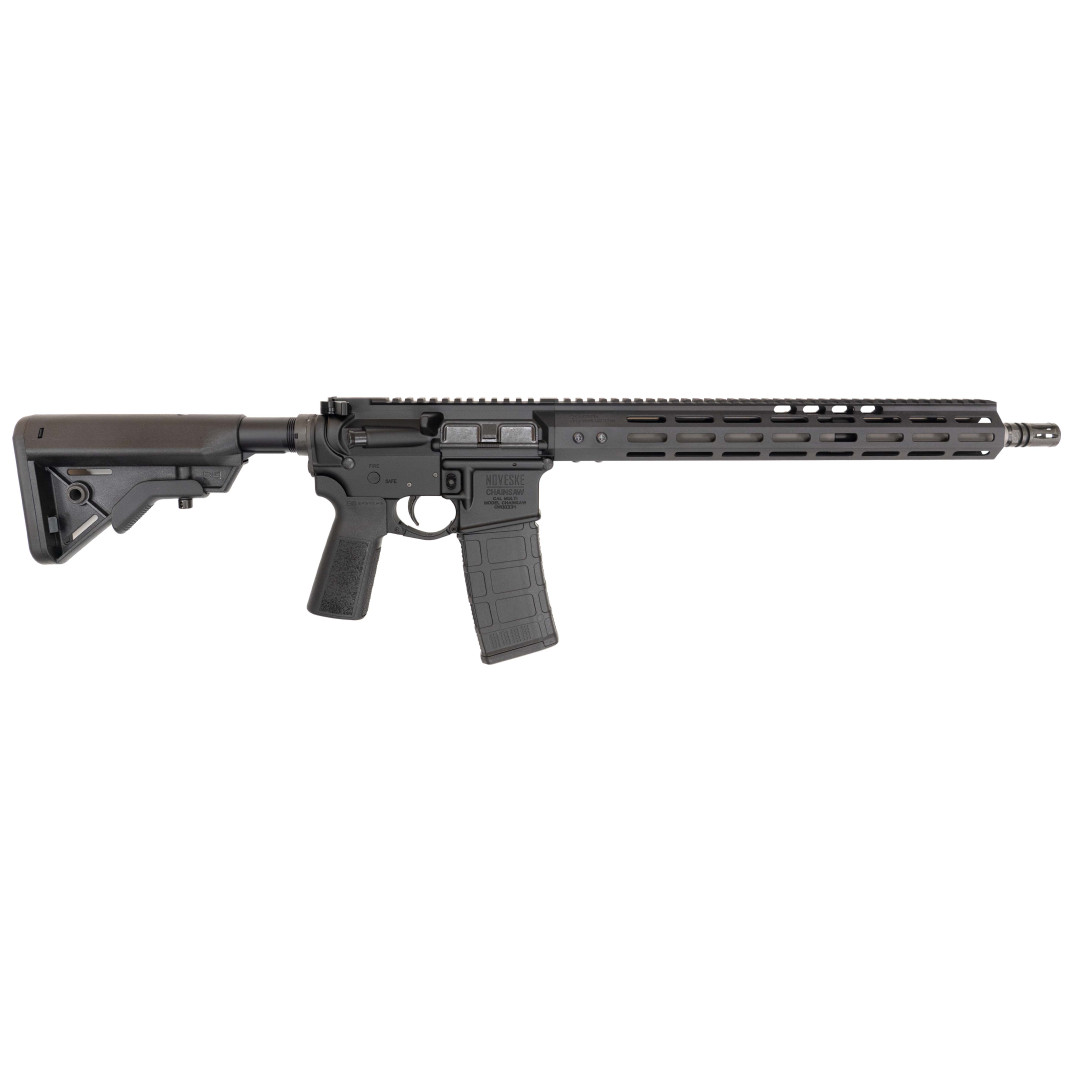 KARABINEK SAMOPOWTARZALNY NOVESKE CHAINSAW 16 RECON SS NSR-15 (M-LOK), BLK LOVE HANDLE CHARGING HANDLE, NSS TRIGGER, BRAVO STOCK BLK, TYPE 23 P-GRIP A2 FH 1/2X28; KAL.: 5,56 x 45 mm (.223 Rem.)