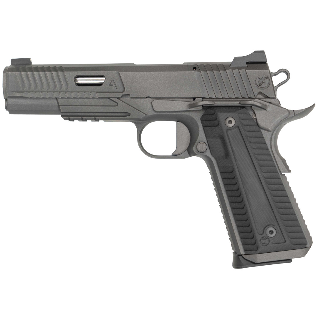 PISTOLET SAMOPOWTARZALNY NIGHTHAWK AGENT 2 RECON SLANTPRO TWO DOT REAR, WITH TRITIUM FRONT SIGHT SIGHT UPGRADE - NIGHTHAWK IOS BASE PLATE, NOVAK SIGHT CUT, STANDARD REAR SIGHT, & FRONT SIGHT, KAL.: .45 ACP